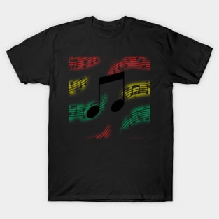 Christmas Music Notes T-Shirt